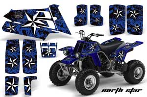 Yamaha Banshee 350 (Full Bore Plastics) ATV Graphic Kit - All Years Northstar Blue
