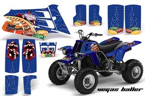 Yamaha Banshee 350 (Full Bore Plastics) ATV Graphic Kit - All Years Vegas Baller Blue