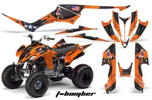 Yamaha Raptor 350 ATV Custom Graphic Kit - 2004-2014