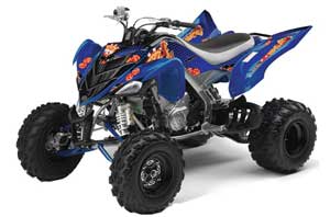 Yamaha Raptor 700 ATV Graphic Kit - 2006-2012 Jackpot Blue