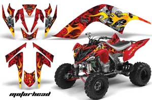 Yamaha Raptor 700 ATV Graphic Kit - 2006-2012 Motorhead Blue