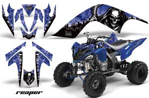 Yamaha Raptor 700 ATV Graphic Kit - 2006-2012 Reaper Black