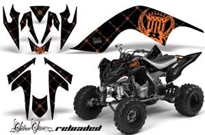 Yamaha Raptor 700 ATV Graphic Kit - 2006-2012 Silver Star - Reloaded Blue