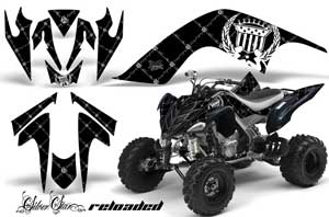 Yamaha Raptor 700 ATV Graphic Kit - 2006-2012 Silver Star - Silverhaze Blue