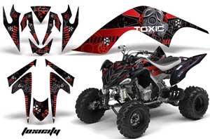 Yamaha Raptor 700 ATV Graphic Kit - 2006-2012 Toxicity Red