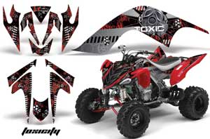 Yamaha Raptor 700 ATV Graphic Kit - 2006-2012 Toxicity Silver