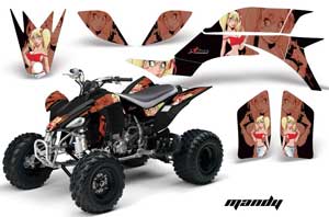 Yamaha YFZ 450 ATV Graphic Kit - 2004-2014 Mandy Red