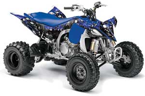 Yamaha YFZ 450SE / 450R ATV Graphic Kit - 2009-2013 Reaper Blue