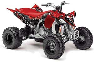 Yamaha YFZ 450SE / 450R ATV Graphic Kit - 2009-2013 Reaper Red