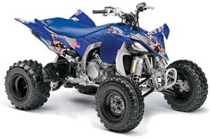 Yamaha YFZ 450SE / 450R ATV Graphic Kit - 2009-2013 T Bomber Blue