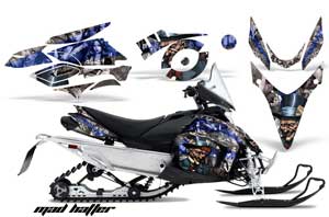 Yamaha Phazer RTX / GT Sled Graphic Kit - 2007-2016 Mad Hatter Blue