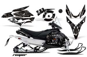 Yamaha Phazer RTX / GT Sled Graphic Kit - 2007-2016 Reaper Black