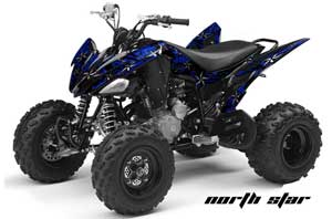 Yamaha Raptor 250 ATV Graphic Kit - 2008-2014 Northstar Blue