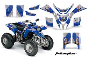 Yamaha Blaster YFS200 ATV Graphic Kit - 1988-2001 T Bomber Blue