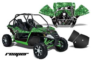 Arctic Cat Wildcat Graphic Kit - 2012-2016 Reaper Green