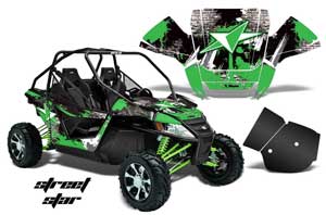 Arctic Cat Wildcat Custom Graphic Kit - 2012-2016