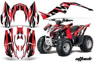 Arctic Cat DVX90 ATV Custom Graphic Kit - 2008-2017