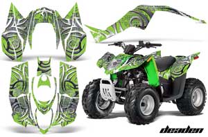Arctic Cat DVX90 ATV Graphic Kit - 2008-2017 Deaden Green