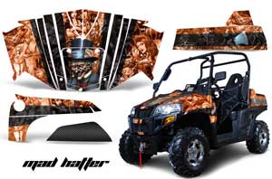 Bennche Spire 800 Graphic Kit - All Years Mad Hatter Orange