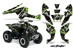 Can Am Renegade 500 / 800 / 1000 ATV Custom Graphic Kit - All Years