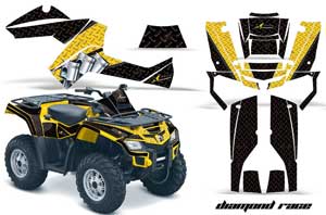 Can Am Outlander EFI 500 / 650 / 800 / 1000 ATV Custom Graphic Kit - 2006-2011