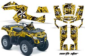Can Am Outlander EFI 500 / 650 / 800 / 1000 ATV Custom Graphic Kit - 2006-2011