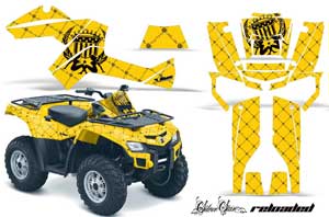 Can Am Outlander EFI 500 / 650 / 800 / 1000 ATV Custom Graphic Kit - 2006-2011