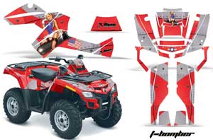 Can Am Outlander EFI 500 / 650 / 800 / 1000 ATV Custom Graphic Kit - 2006-2011