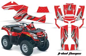 Can Am Outlander EFI 500 / 650 / 800 / 1000 ATV Custom Graphic Kit - 2006-2011