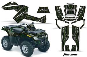 Can Am Outlander EFI 500 / 650 / 800 / 1000 ATV Custom Graphic Kit - 2006-2011