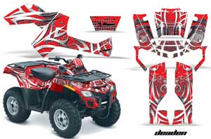 Can Am Outlander EFI 500 / 650 / 800 / 1000 ATV Custom Graphic Kit - 2006-2011
