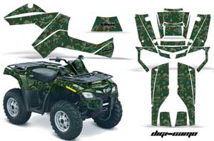 Can Am Outlander EFI 500 / 650 / 800 / 1000 ATV Custom Graphic Kit - 2006-2011