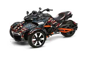 Can Am F3-S Spyder Graphic Kit