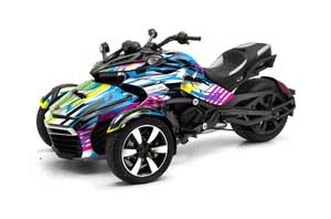 Can Am F3-S Spyder Graphic Kit