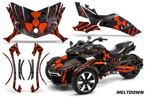 Can Am F3-S Spyder Custom Graphic Kit - All Years