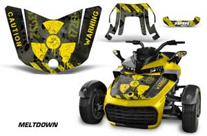 Can Am F3-S Spyder Hood Custom Graphic Kit - All Years