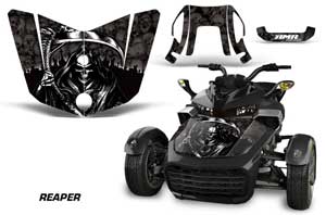Can Am F3-S Spyder Hood Custom Graphic Kit - All Years