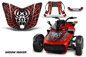 Can Am F3-S Spyder Hood Custom Graphic Kit - All Years