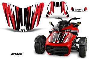 Can Am F3-S Spyder Hood Custom Graphic Kit - All Years
