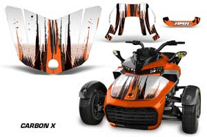 Can Am F3-S Spyder Hood Custom Graphic Kit - All Years