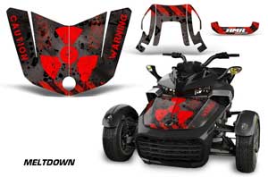 Can Am F3-S Spyder Hood Custom Graphic Kit - All Years