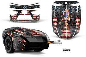 Can Am Spyder Freedom Trailer Custom Graphic Kit - All Years