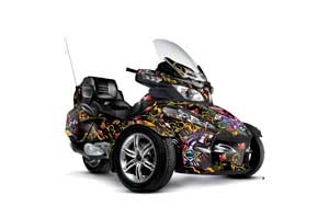 Can Am BRP (RTS) Spyder w/ Trim Kit Graphic Kit