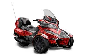 Can Am BRP (RTS) Spyder w/ Trim Kit Graphic Kit
