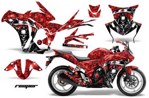 Honda CBR 250R Graphic Kit - 2010-2013 Reaper Red