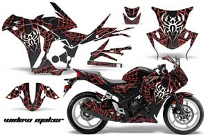 Honda CBR 250R Graphic Kit - 2010-2013 Widow Maker Red
