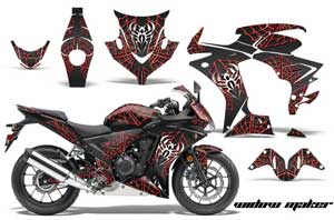 Honda CBR 500R Graphic Kit - 2013-2014 Widow Maker Red
