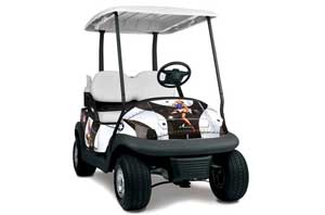 Club Car Precedent I2 Golf Cart Graphic Kit - 2006-2017 T Bomber White
