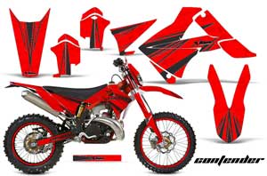 Gas Gas EC 250 Dirt Bike Graphic Kit - 2011-2012 Contender Red