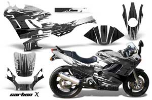Suzuki GSXR 600F / 750F Katana Graphic Kit - 1988-1997 Carbon X Black